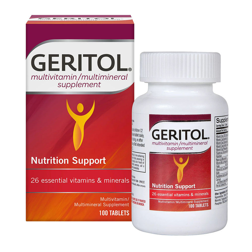 Geritol Multi-Vitamin And Mineral Supplement Tablets, 100 Ea ...